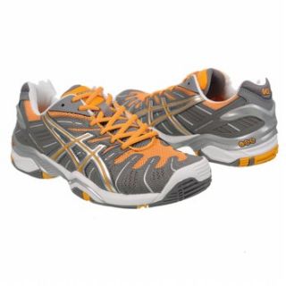 Athletics Asics Mens GEL Resolution 4 Titanium/Orng/Slvr 