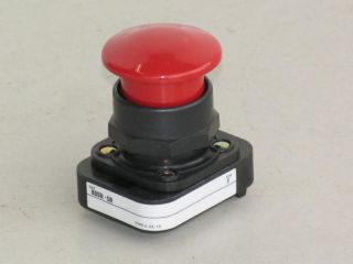 Allen Bradley 800H DR6 Red Mushroom Head Push Button