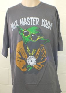 New Star Wars Yoda Mix Master Flavor Flav Retro Vintage Style XL Shirt