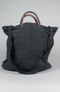 Rothco The Vintage Canvas Helmet Bag With Leather Handle in Black