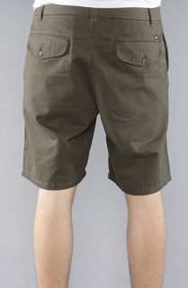 Brixton The Thompson Shorts in Olive Concrete