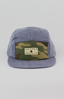 Entree Entree LS BROOKLYN Camo Blue Wash 5 Panel