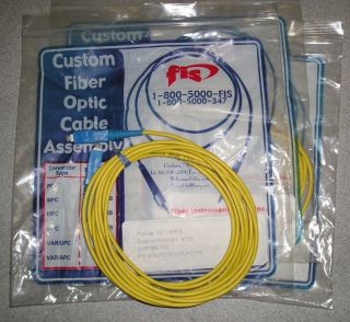   Corning Optical SC UPC SC UPC 3M SM Simplex Fiber Optic Patch Cable
