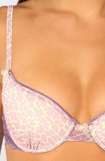 Intimates Boutique The Lounge Around Bra in Purple Leopard