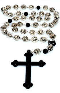 Rosaries Silver All Rose Bud Rosary