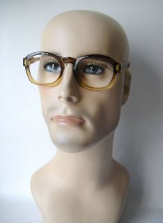  XL Fotos Spectacles Eyeglass Frames Mens Vintage 70s Geek Nerd
