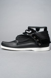 Sebago The Vane Exo Boots in Black Concrete