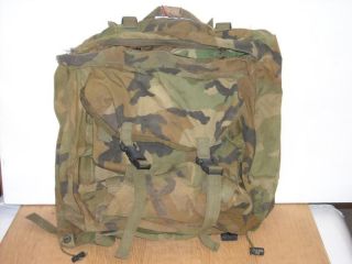  Military US Surplus Field Equipment Camo Field Backpack 18x16x8