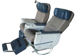 Business First Class Airline Airplane Aircraft Seats Reclining Leather