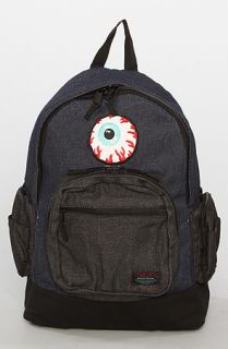 Mishka The Keep Watch Knapsack in Indigo Black Denim