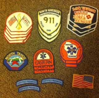Lot of 21 Fire Department Patches Patch 