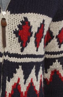 Schott NYC The Navajo Sweater in Navy