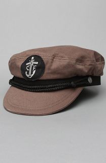 Brixton The Captain Fin Hat in Charcoal