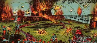 Peoria IL State Fair Fireworks Pains Siege Crimean War