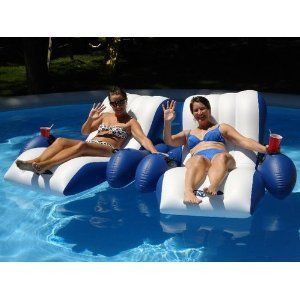 Intex Floating Pool Lounger Float Lounge Chair Swimming Swim Aqua
