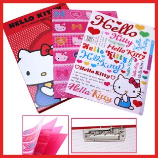 Sanrio Hello Kitty Stationery File 3 Tab Poly Folder