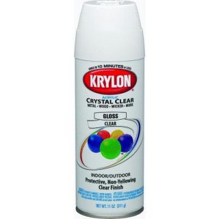 11 oz Krylon Crystal Clear Gloss Finishes Spray No 51301