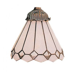 Diamond Tiffany Style Stained Glass Ceiling Fan Shade