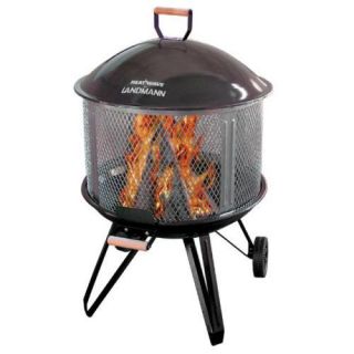heatwave 28 portable fire pit firepit black
