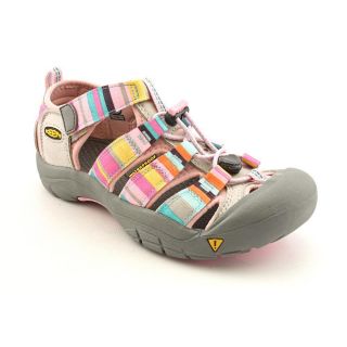  Youth Kids Girls Size 2 Pink Synthetic Fisherman Sandals Shoes