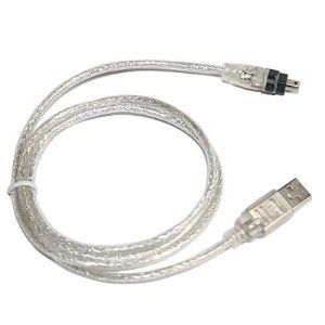 New USB to Firewire IEEE 1394 4 Pin iLink Adapter Cable