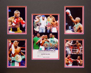 Floyd MAYWEATHER Jr Boxing Memorabilia Framed