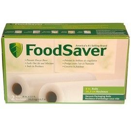 Tilia FoodSaver 8 inch Vacuum Sealer Roll 2 Pack