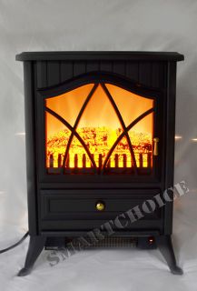  Free Standing Portable Electric Fireplace Firebox Heater 18D2PS