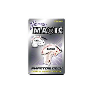 Fantasma Magic Phantom Deck Long Short Cards 25 Illusions IBM Trick