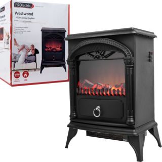 Prolectrix Westwood Electric Fireplace Heater Free Standing 1500 Watt