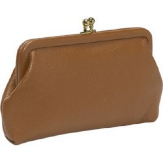 Accessories Budd Leather 5 Coin Purse With Credit Card Tan