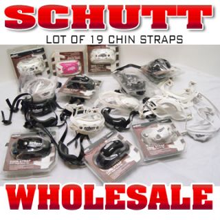 Wholesale Lot Schutt Football Chin Strap Guard 4 Point High Low Youth