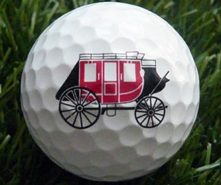 wells fargo bank logo golf ball titleist used no scuffs no pen