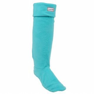 Accessories Hunter Boot Womens Fleece Welly Sock Turquoise
