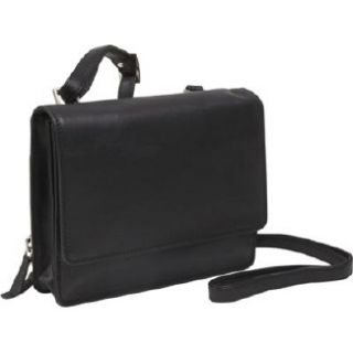 Handbags Derek Alexander Leather Small Front Flap Organizer Black