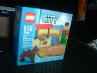  Lego 7566 City Farmer New SEALED 673419129572