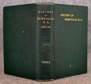 History of Newfields NH Rev Fitts 1638 1911 Map Original 1st