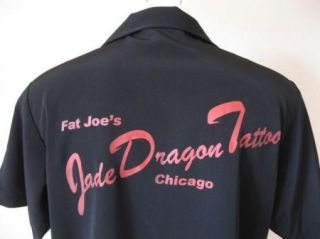 New 50s Fat Joes Jade Dragon Tattoo Chicago 2Tone Pinup Panel Bowling