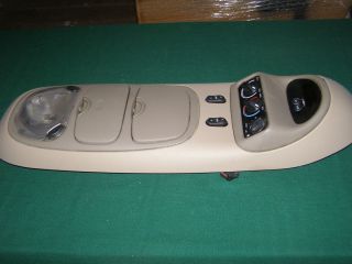 2004 Ford Excursion Overhead Console Tan