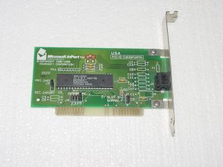 Vintage ISA Microsoft FCC ID C3KINPORTN 8bit ISA Mouse Port Inport