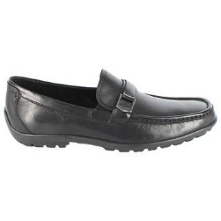 Mens Florsheim Nowles Buckle Black Smooth Leather 