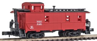 Life Like Offset Cupola Caboose N Scale FEC MIP