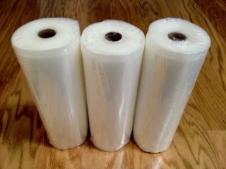 Three Rolls of 11 for FoodSaver Vacuum Sealer Bag