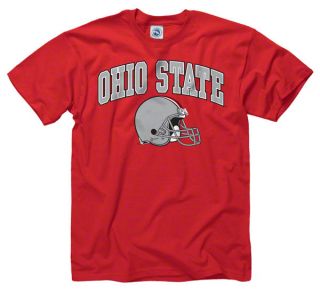 Ohio State Buckeyes Red Football Helmet T Shirt