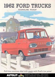 1962 Ford Econoline Pickup Truck Sales Brochure