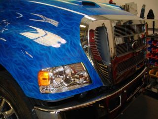 Ford F650 Headlight Conversion Kit with HID Bulbs