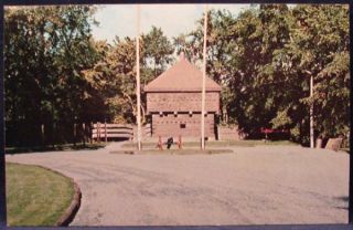 Historic Block House Fort Kent Maine Me Postcard