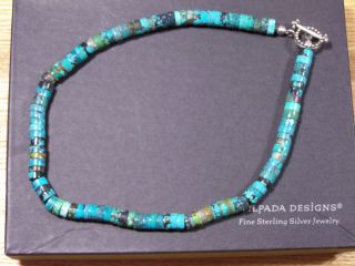 Silpada Turquoise and Sterling Necklace N0612 RV139