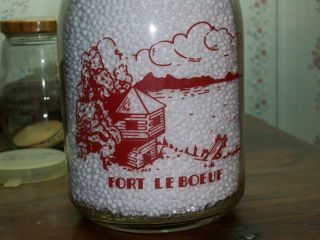  WATERFORD PA ERIE COUNTY FORT LE BOEUF VALLEY FARMS DAIRY MILK BOTTLE