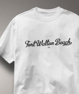 Fort Walton Beach Florida FL Metro White Hom T Shirt XL